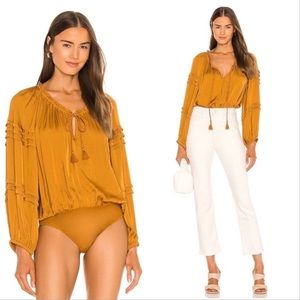 Free People All Tucks Bodysuit - Autumn Pearl